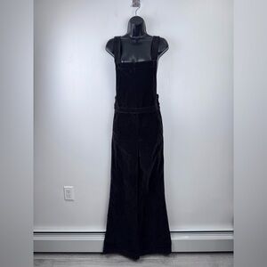 Frame Denim Women Velvet Wide Leg Overalls Size Small